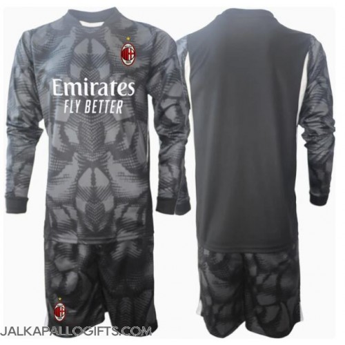 AC Milan Maalivahti Koti Peliasu Lasten 2024-25 Pitkähihainen (+ Lyhyet housut)